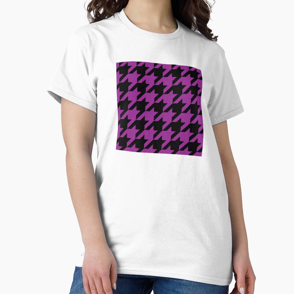 Mulberry Houndstooth by curtjankadesign