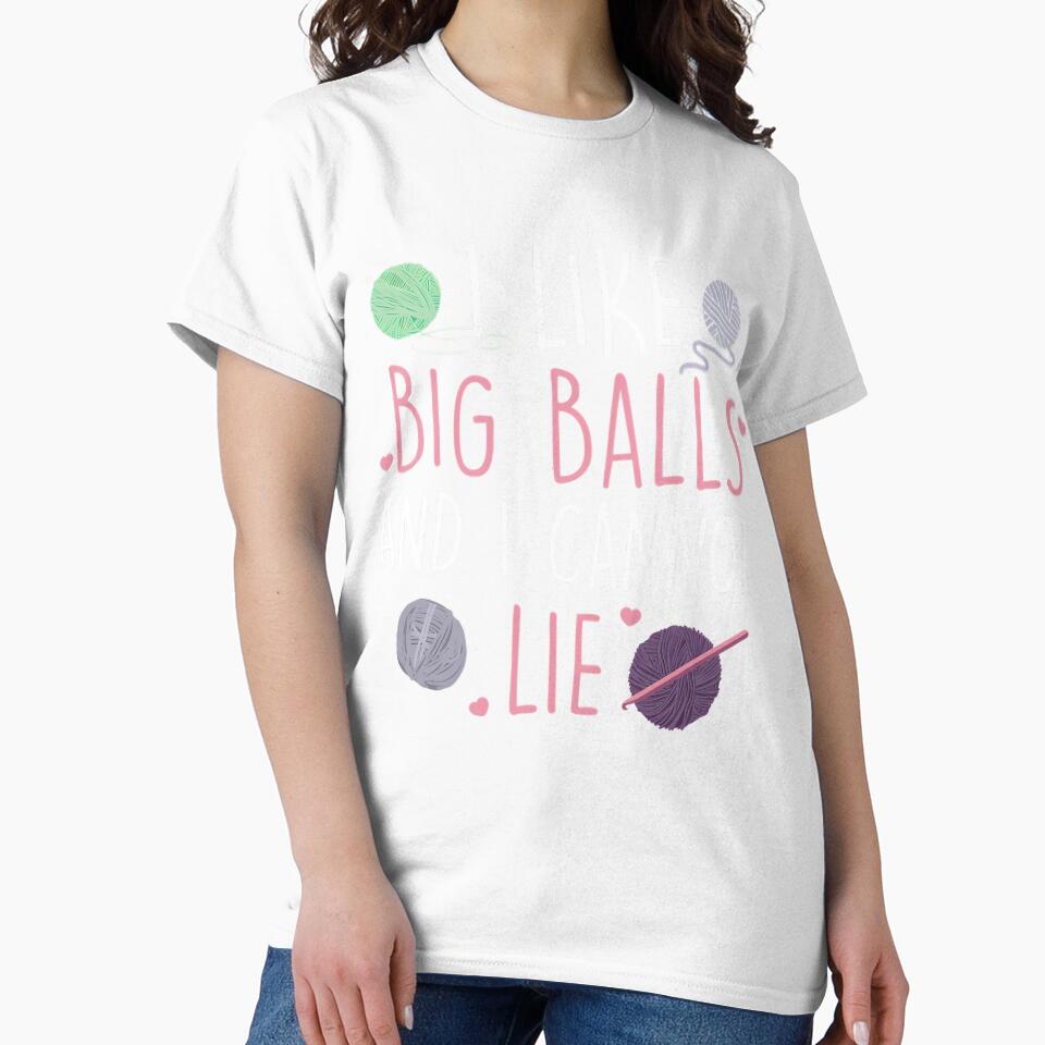 I Like Big Balls And I Cannot Lie Cute Knitting by SharronDawn