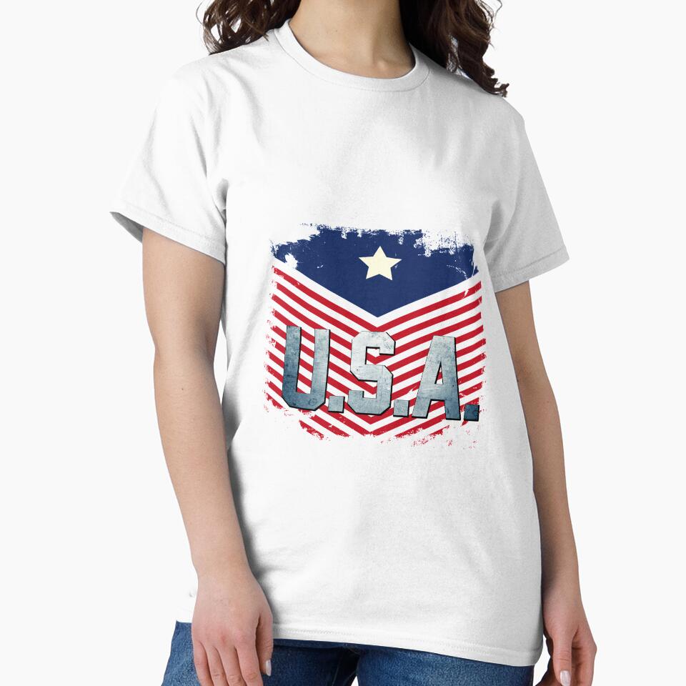 USA T-Shirt for Men and Women by AllStarMerch