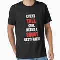 Every Tall Girl Needs A Short Best Friend Shirt Funny Best Friend T-Shirt Great Gift For BFFs by Panda Branda
