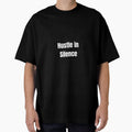 Motivational Quote T-Shirt – Hustle in Silence by Mindset Threads