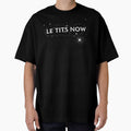 Le Tits Now Holiday Crew Neck T-shirt by Vasyl  Chernovol