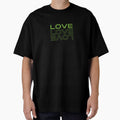 Up side down LOVE in green black and white by PHAMARTIST