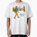 Backpacker World Traveler Illustration – Adventure Nomad Lifestyle Gift for Travel Lovers by Design Atlas