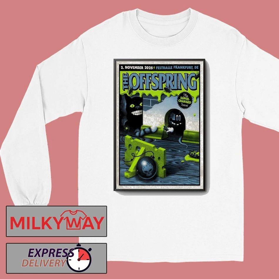 The Offspring Nov 2 2025 Festhall Frankfurt, DE Poster shirt