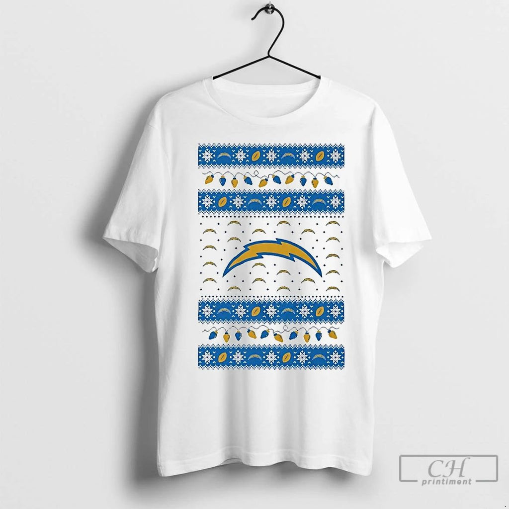 Premium Los Angeles Chargers Ugly Christmas Light