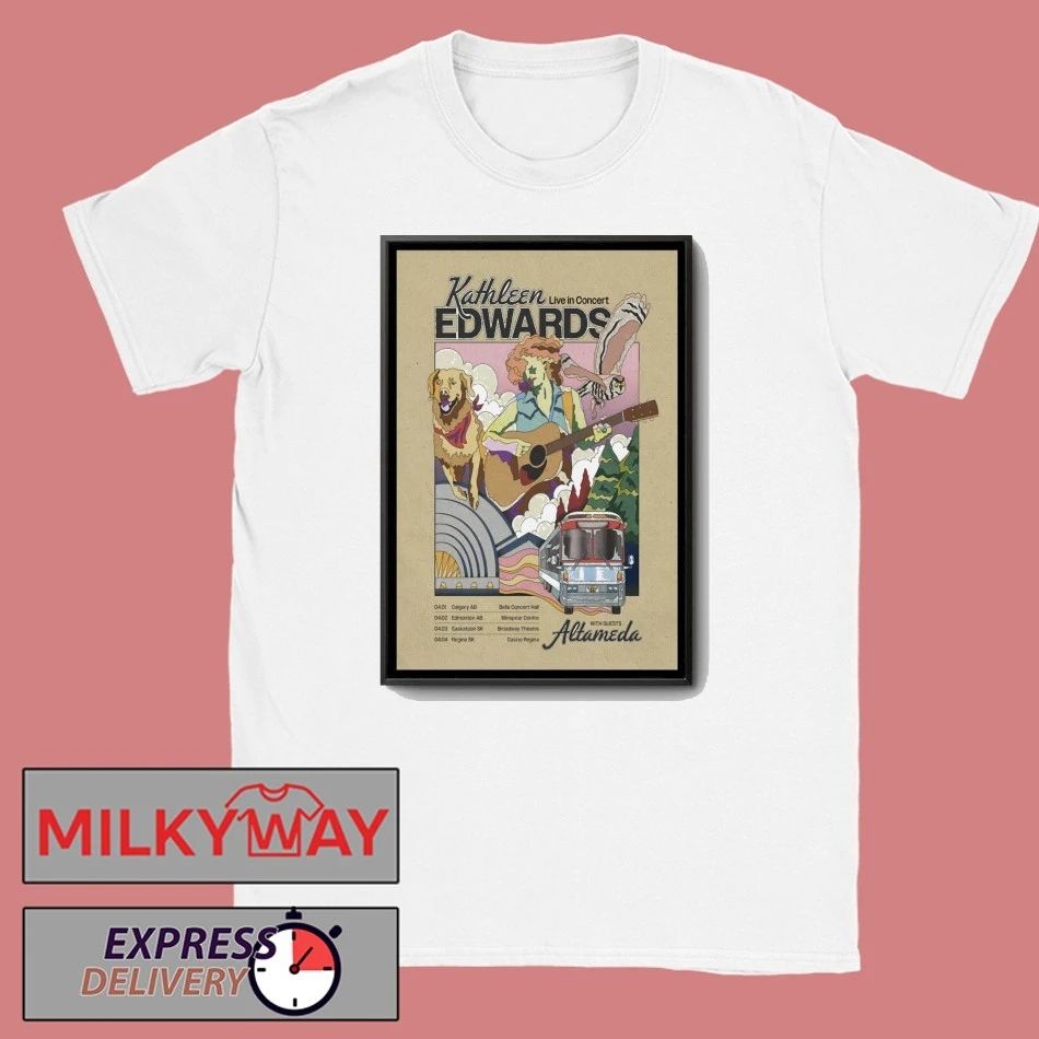 Poster Kathleen Edwards Western Canada Tour shirt