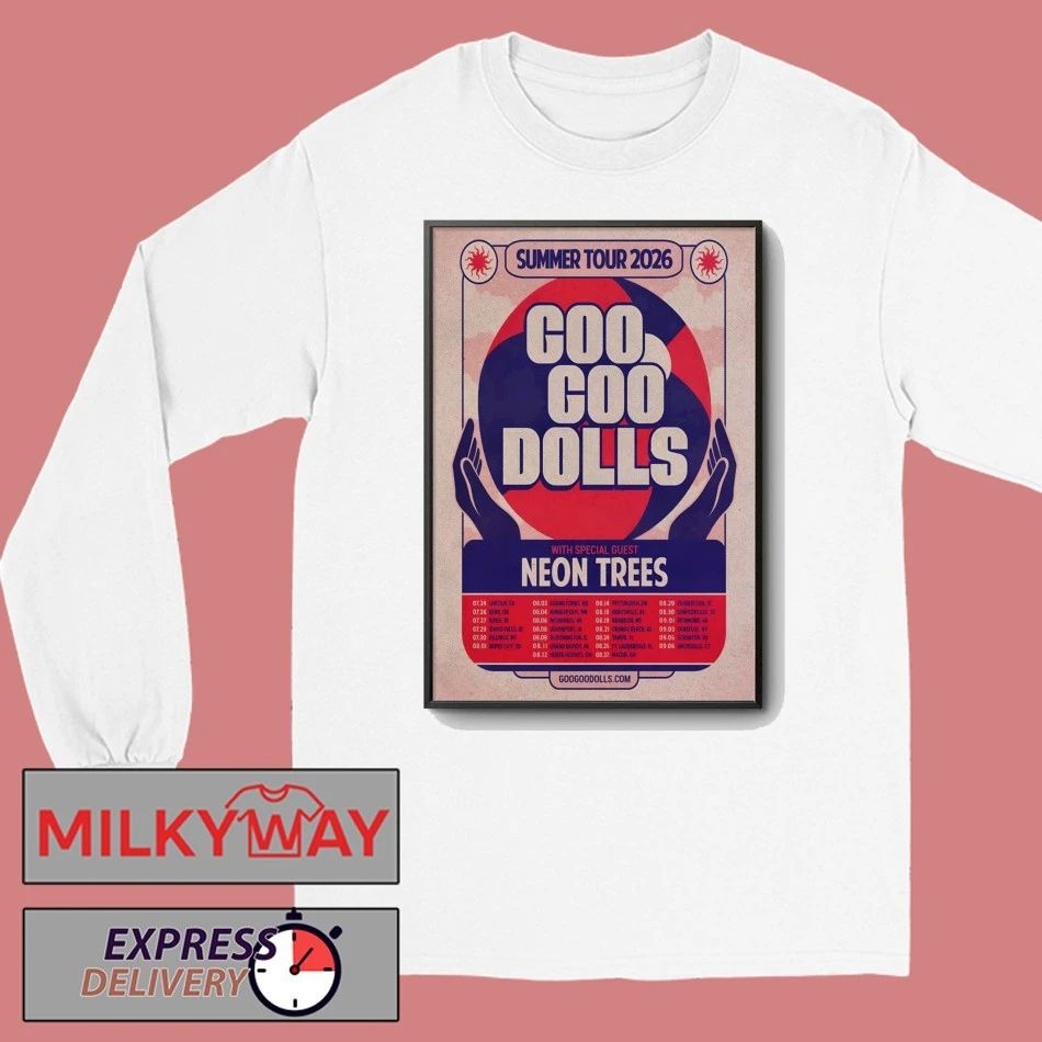 Poster Goo Goo Dolls Summer Tour 26 shirt