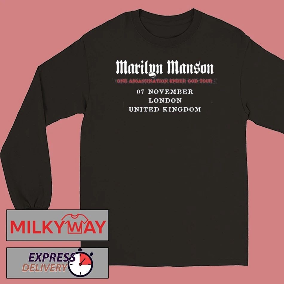 Marilyn Manson November 7, 2025 OVO Arena Wembley, London, UK Shirt
