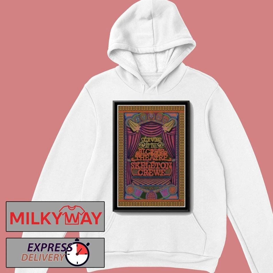 Skeleton Crewe Carpinteria November 7 2025 Poster shirt