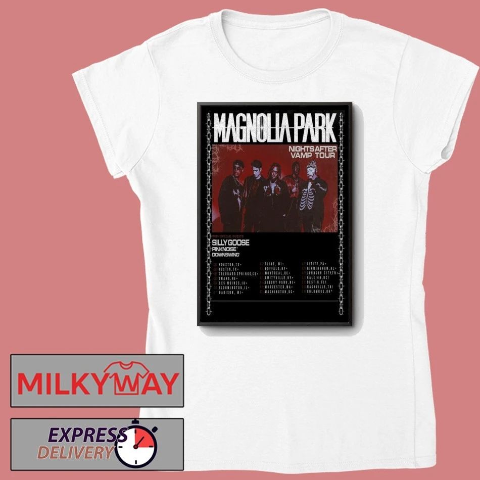 Magnolia Park Nights After Vamp North America Tour 2026 Poster shirt