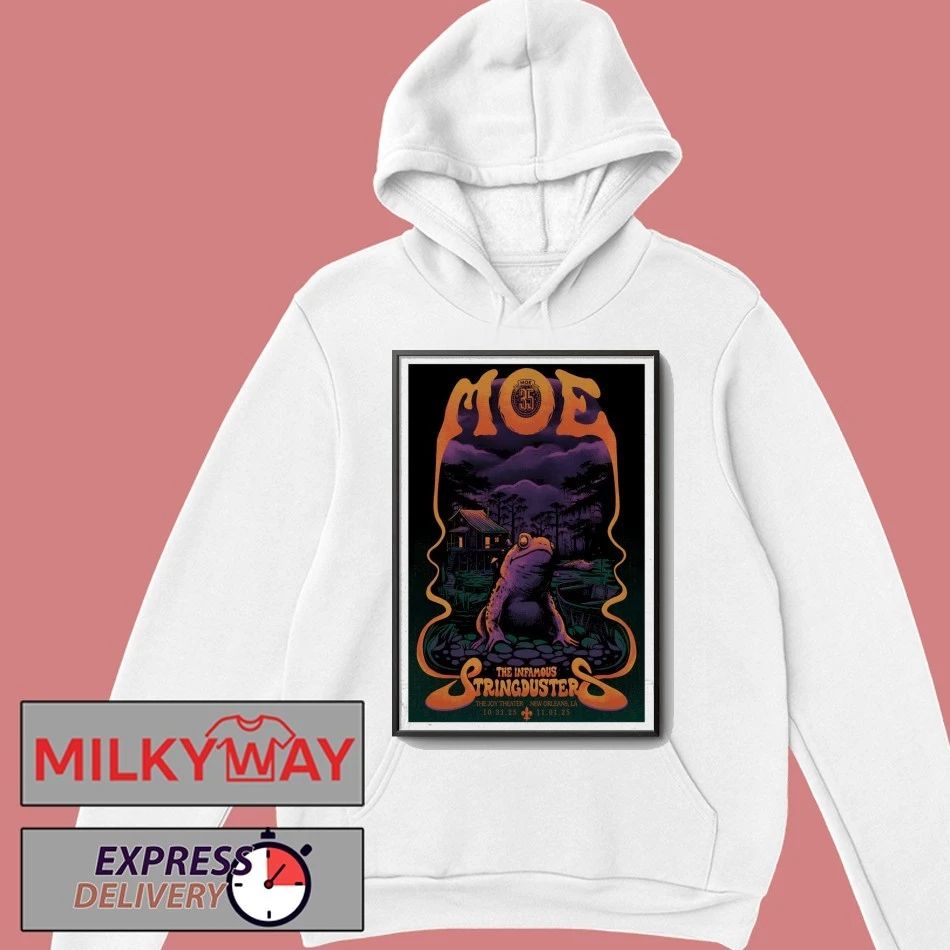 Poster The Joy Theater in New Orleans, LA Moe Band Tour 2025 shirt