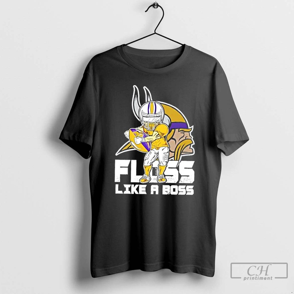Premium Minnesota Vikings Floss Like A Boss T Shirts