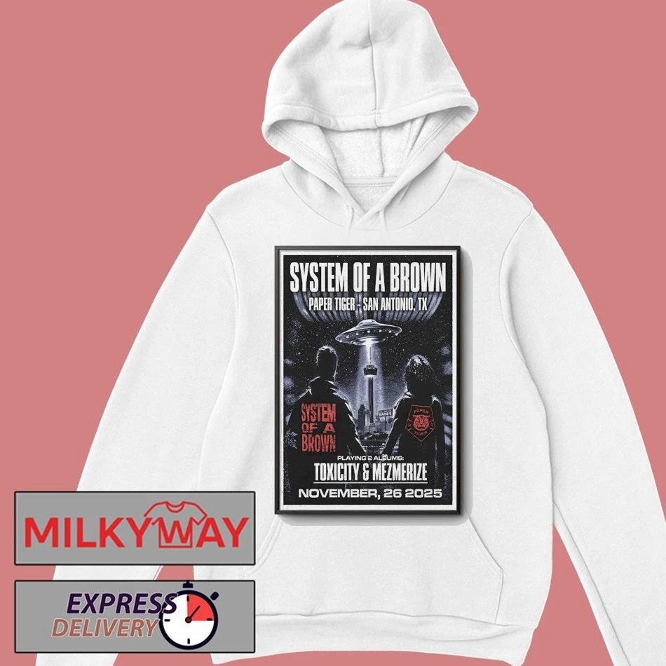 System Of A Brown In San Antonio TX On Nov 26 2025 Poster shirt