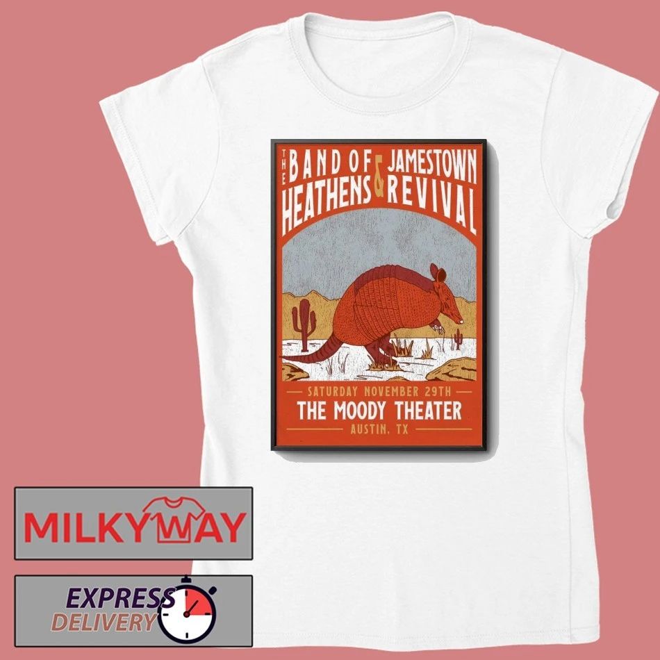 The Band Of Heathens And Jamestown Revival In Austin TX On Nov 29 2025 Poster shirt
