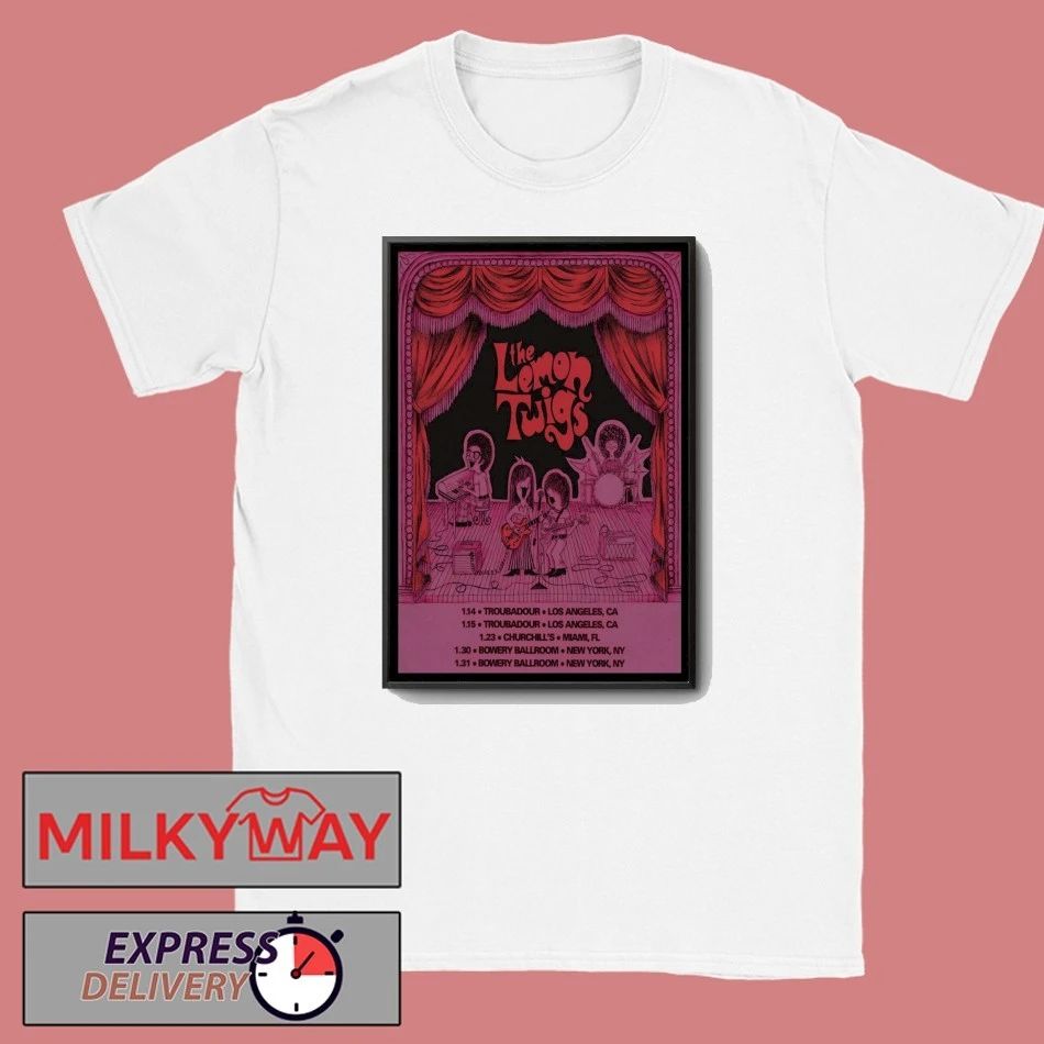 The Lemon Twigs US Tour 2026 Poster shirt