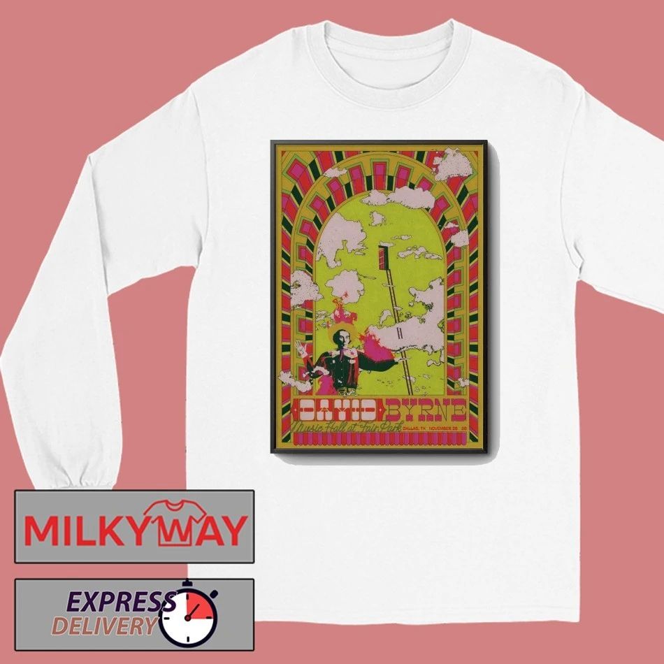 David Byrne Nov 28 2025 Music Hall At Fair Park Show Poster shirt