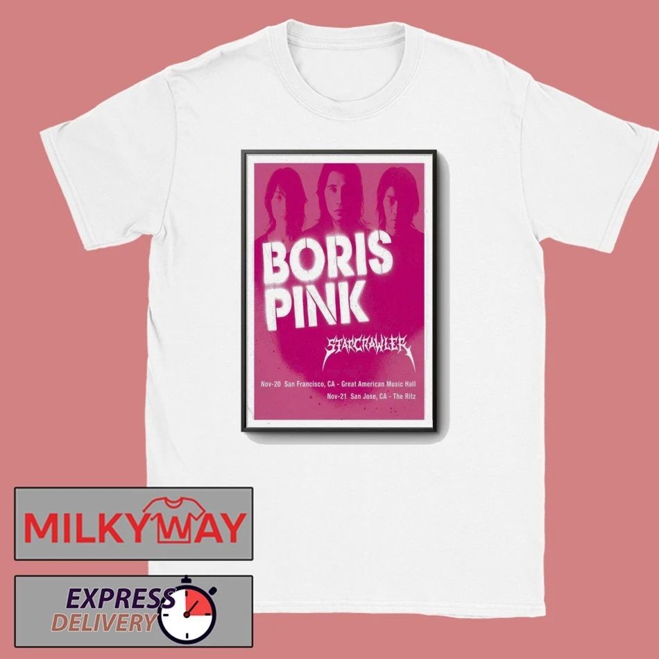Boris Pink Nov 21 2025 The Ritz San Jose CA Poster shirt