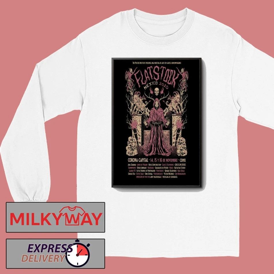 Flatstock 11 14-11 15 2025 Corona Capital Mexico Poster shirt