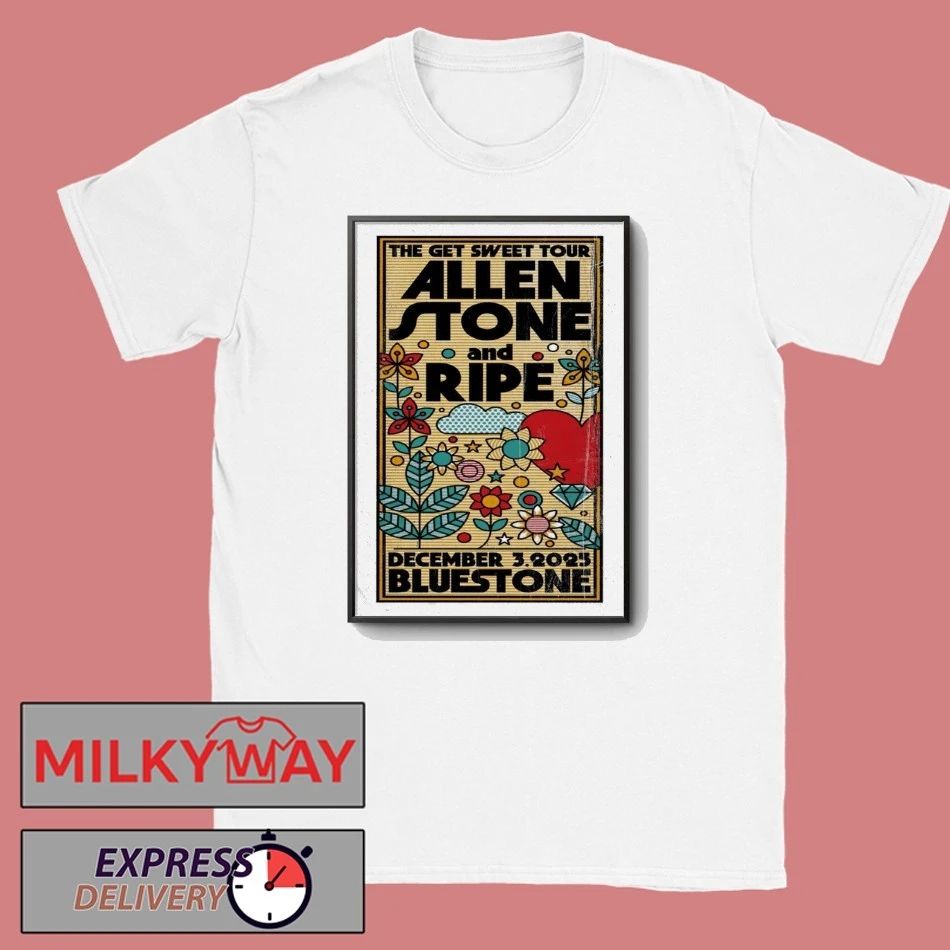 Allen Stone And Ripe The Bluestone in Columbus OH Dec 3 2025 Poster shirt