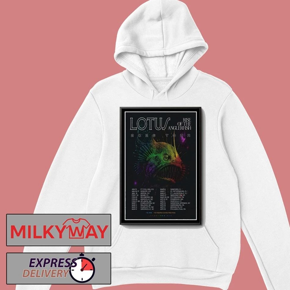 Lotus Rise Of The Anglerfish New Tour 2026 Poster shirt