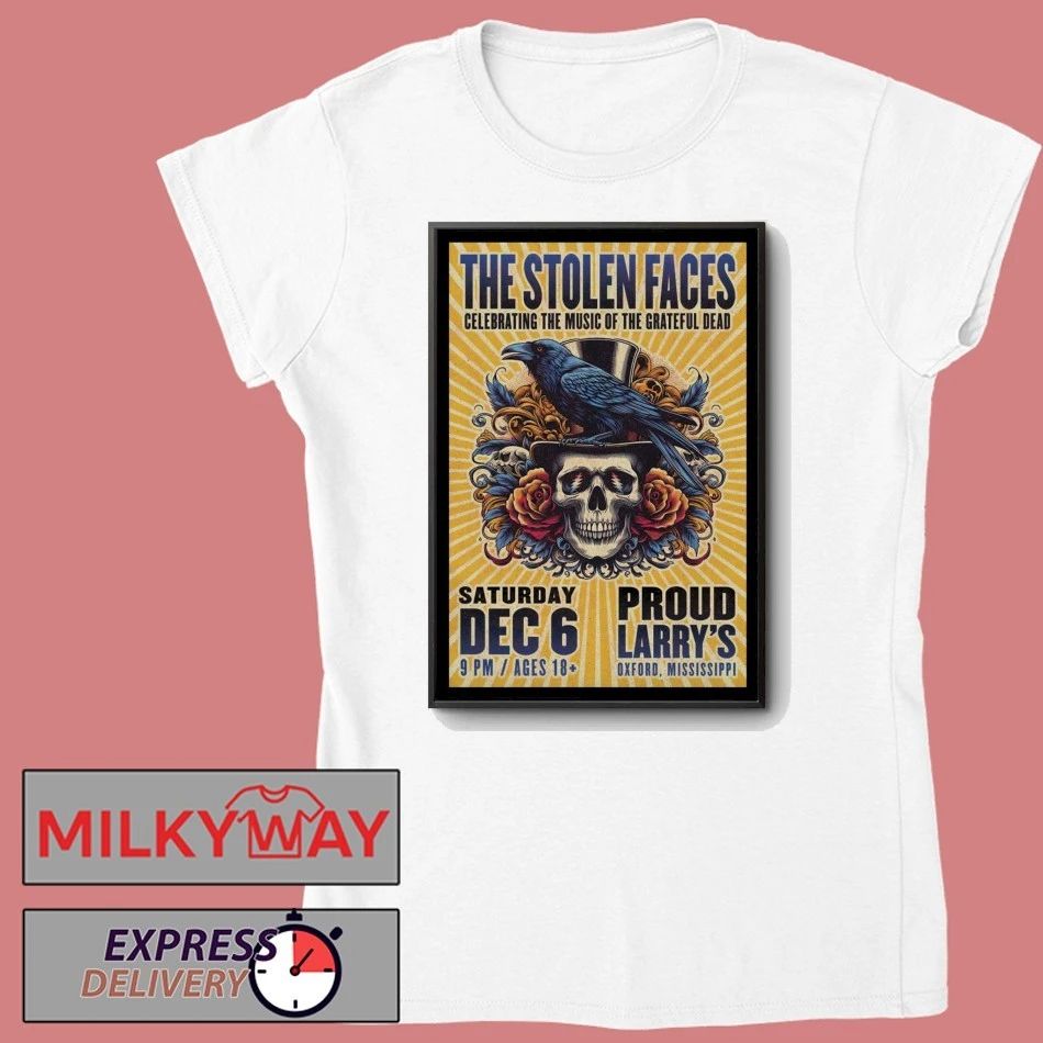 The Stolen Faces Event Oxford MS Dec 6 2025 Poster shirt