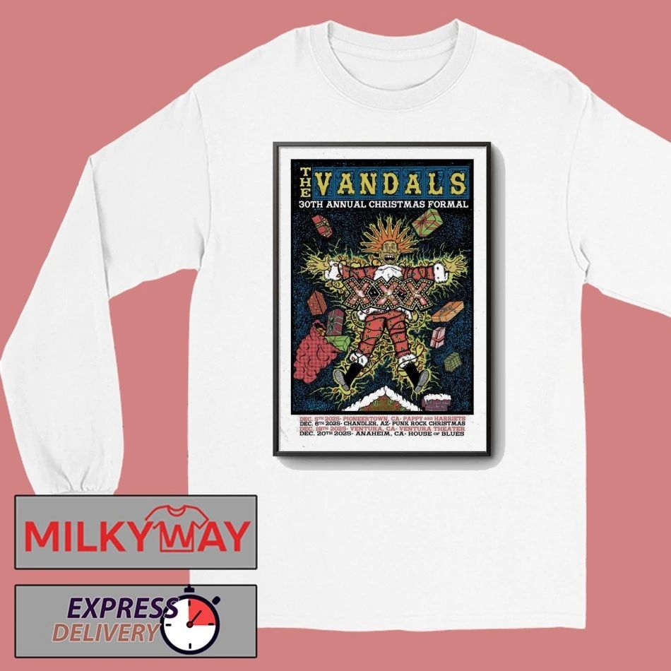 The Vandals Dec 5 2025 In Pioneertown CA Poster shirt