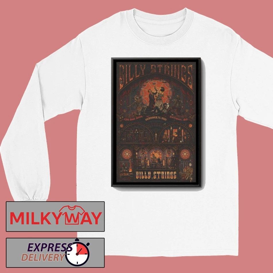 Billy Strings Baltimore, MD Show Nov 01 2025 Poster shirt