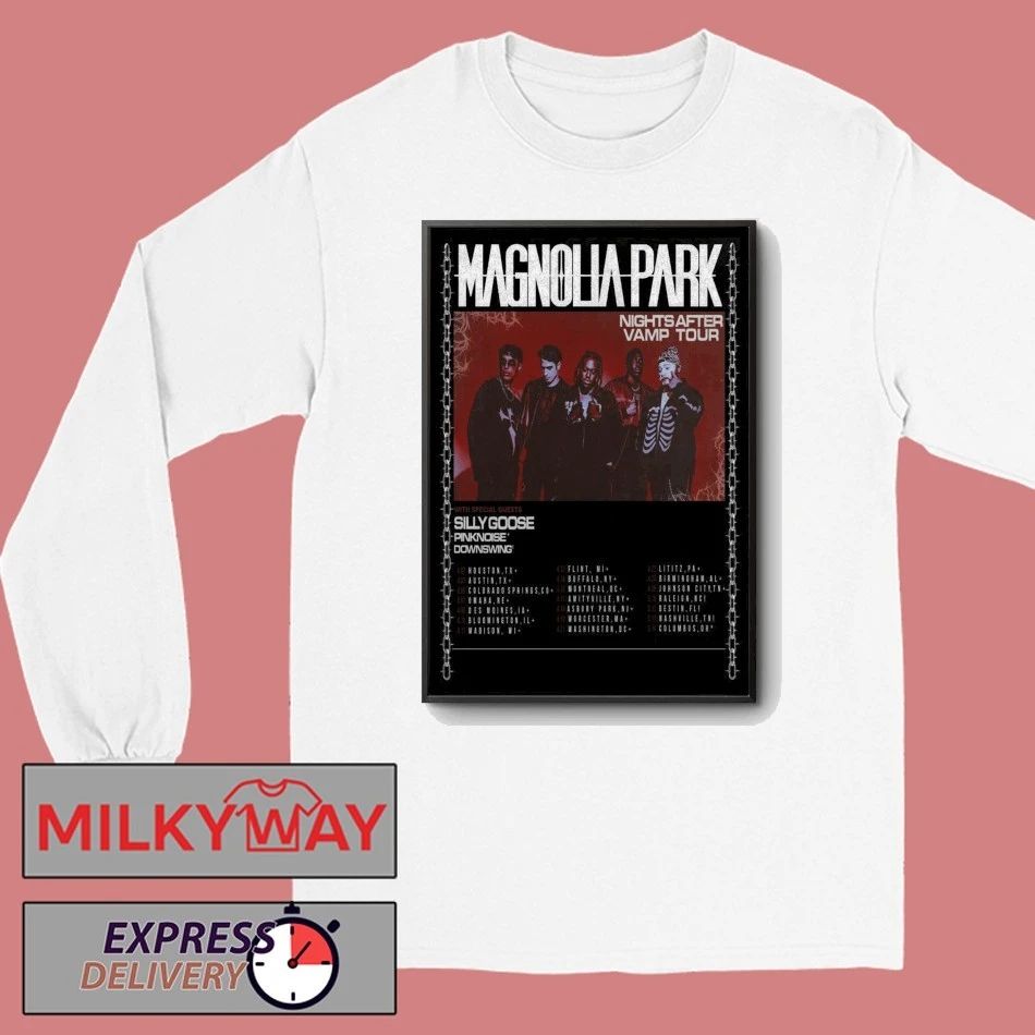 Magnolia Park Nights After Vamp North America Tour 2026 Poster shirt