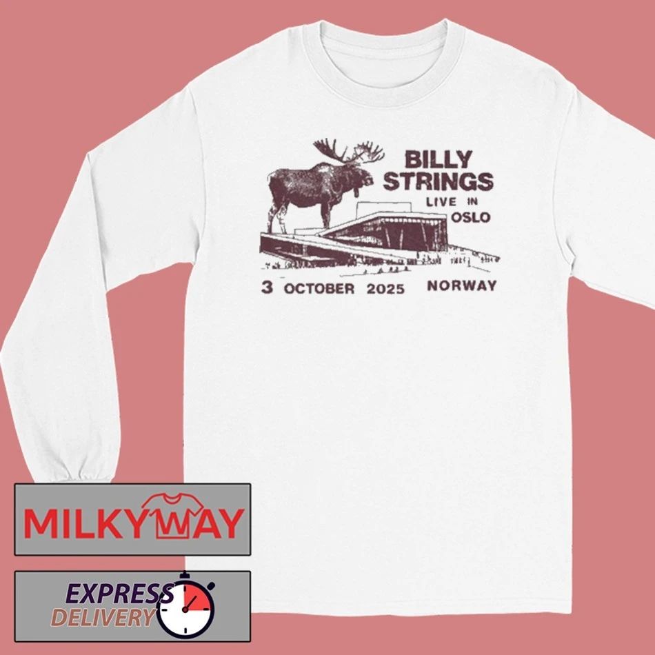 Billy Strings Oslo Norway shirt
