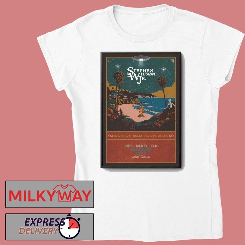 Stephen Wilson JR. Nov 2 2025 The Sound In Del Mar CA Poster shirt